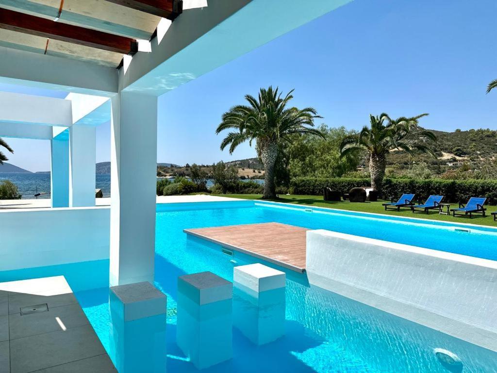 Leblanc Luxurious Beachfront Villa, Gcollectiongr Ermioni Exterior foto